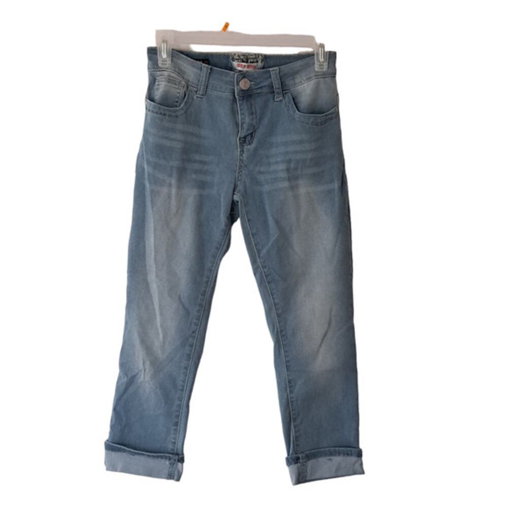 Hot Kiss High rise Stretch Get a Lift Straight Leg Jeans Medium‎ wash Size 7